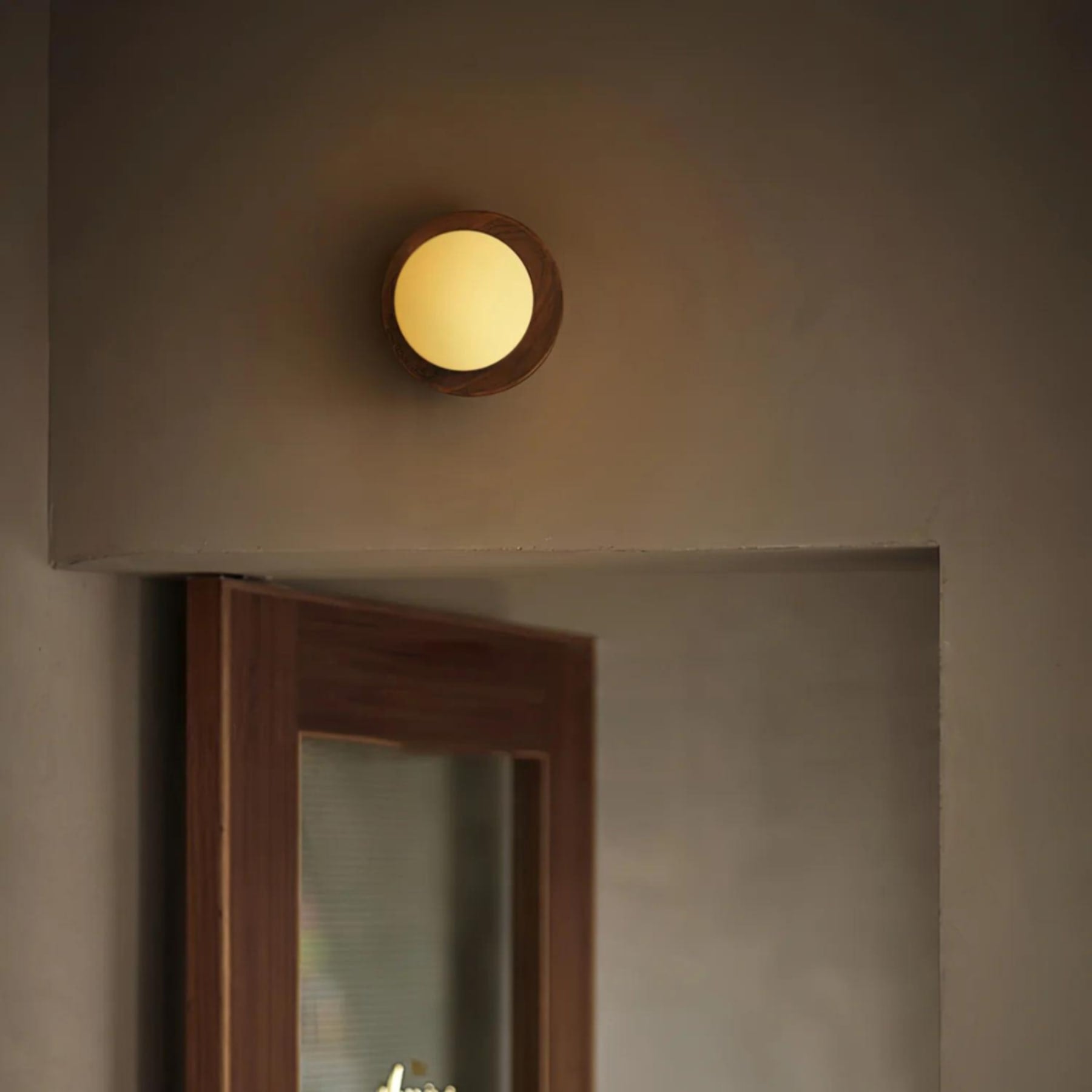Minimalist Wood Wall Light With Selectable Color Temperature — Greenwich Home & Living