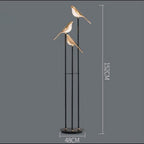 Contemporary Metal Floor Lamp With Adjustable Color Temperature for Living Room in Warm White — Greenwich Home & Living