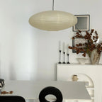 Bohemian Rattan Pendant Light With Xuan Paper Shade for Living Room — Greenwich Home & Living