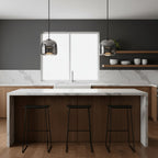 Contemporary Glass Pendant Light With USB-Rechargeable Battery — Greenwich Home & Living