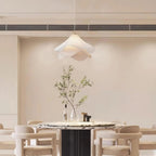 Contemporary Fabric Pendant Light With Dimmable Color Options for Living Room — Greenwich Home & Living