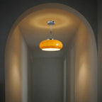Contemporary Glass Semi-Flush Mount Ceiling Light for Living Room — Greenwich Home & Living