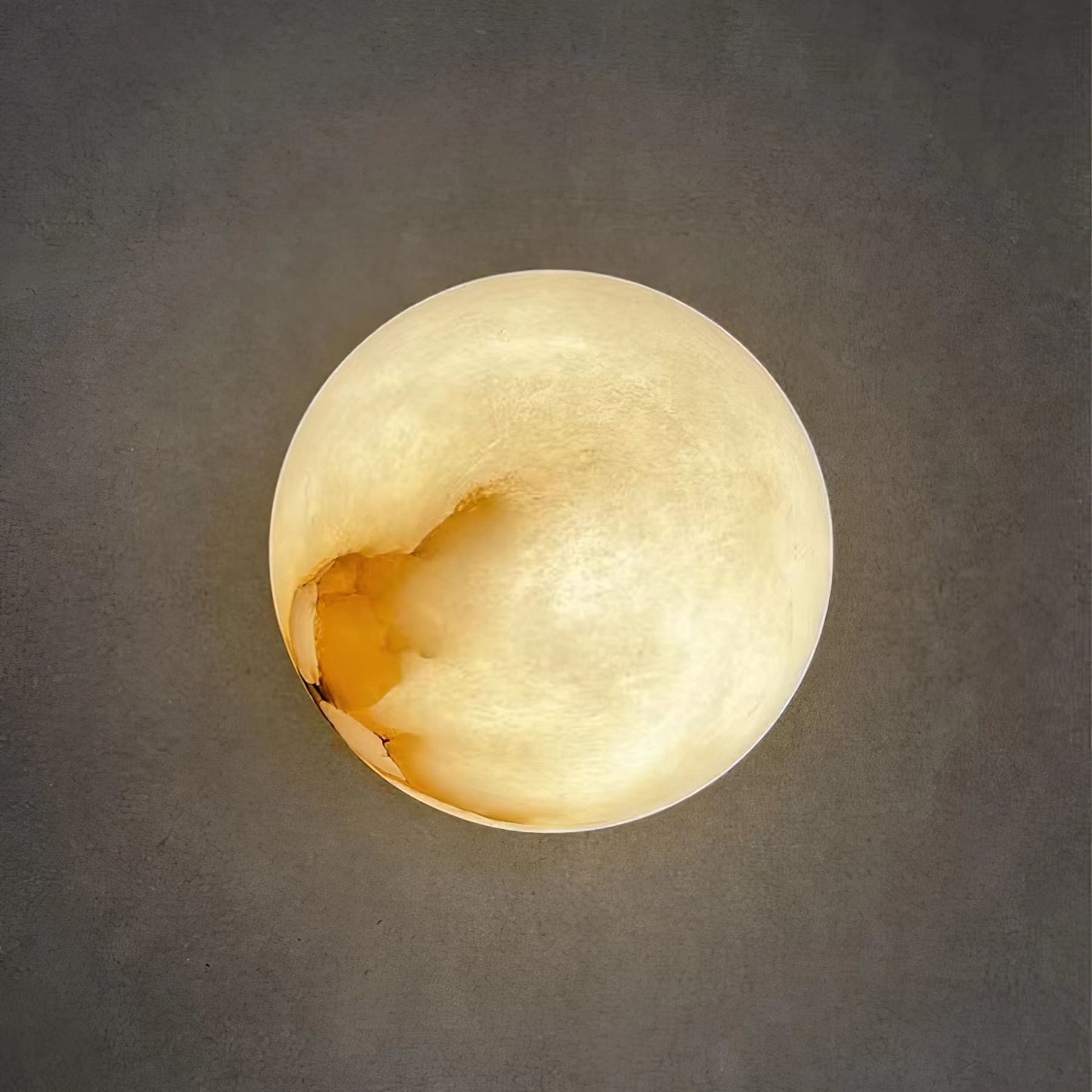 Contemporary Marble Wall Light With Warm Glow — Greenwich Home & Living