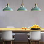 Industrial Metal Pendant Light With Warm Glow for Kitchen and Dining Room — Greenwich Home & Living