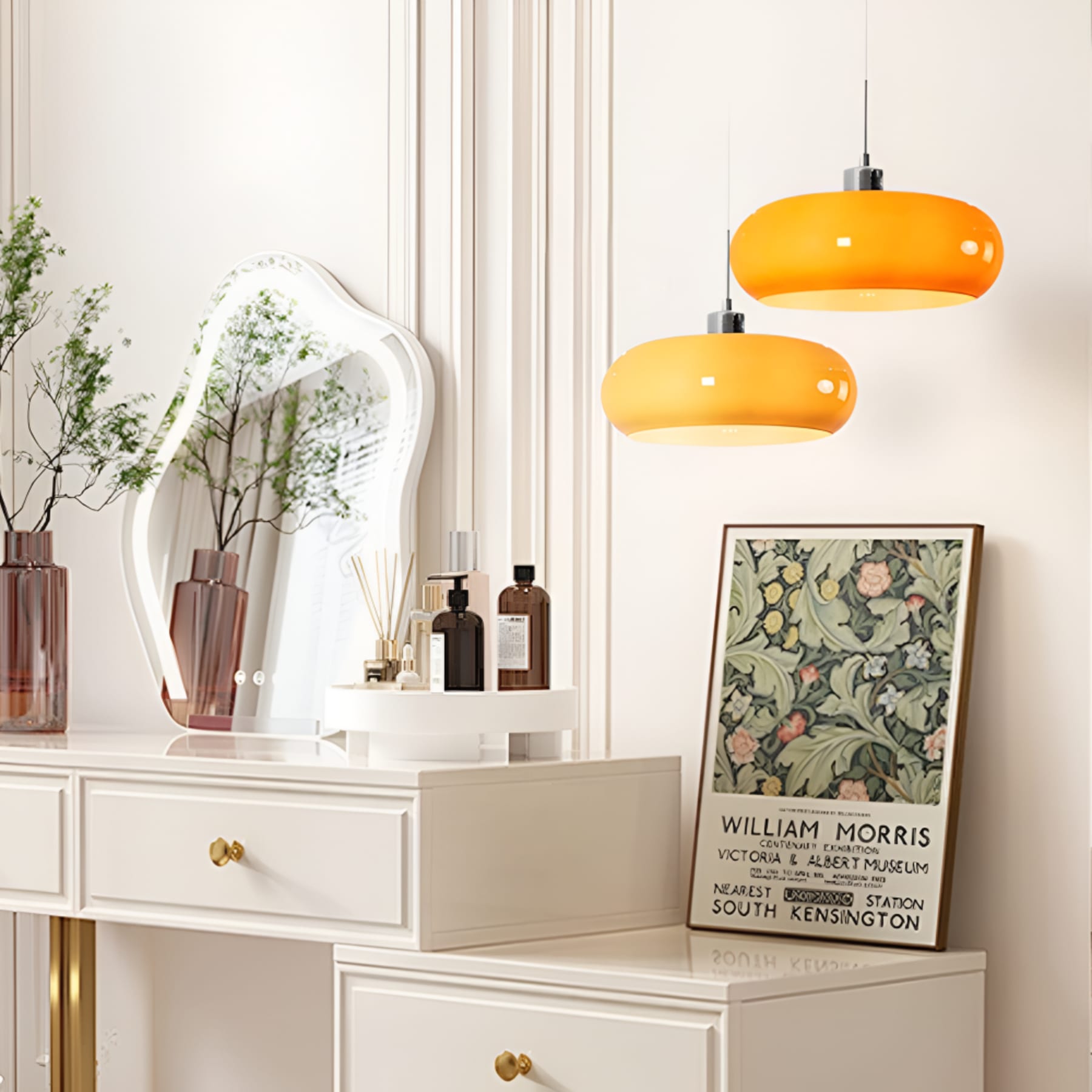 Retro Glass Pendant Light for Living and Dining Rooms — Greenwich Home & Living