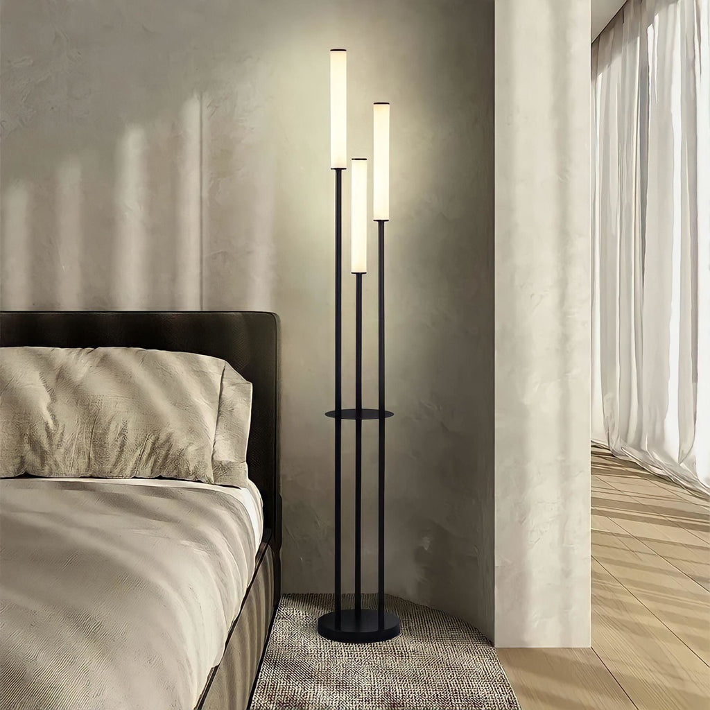 Minimalist Metal Floor Lamp for the Living Room in Black — Greenwich Home & Living