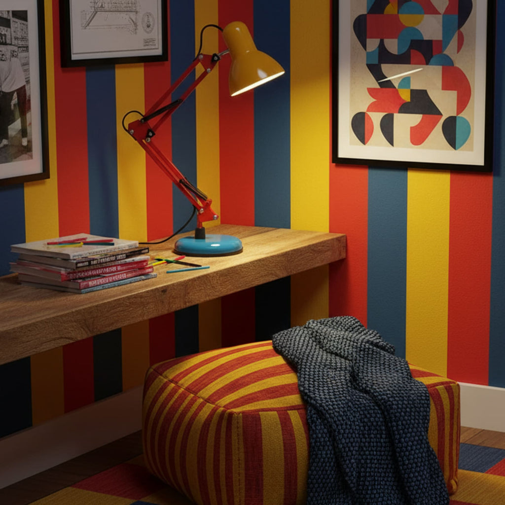 Retro Metal Table Lamp for Home Office and Bedroom — Greenwich Home & Living