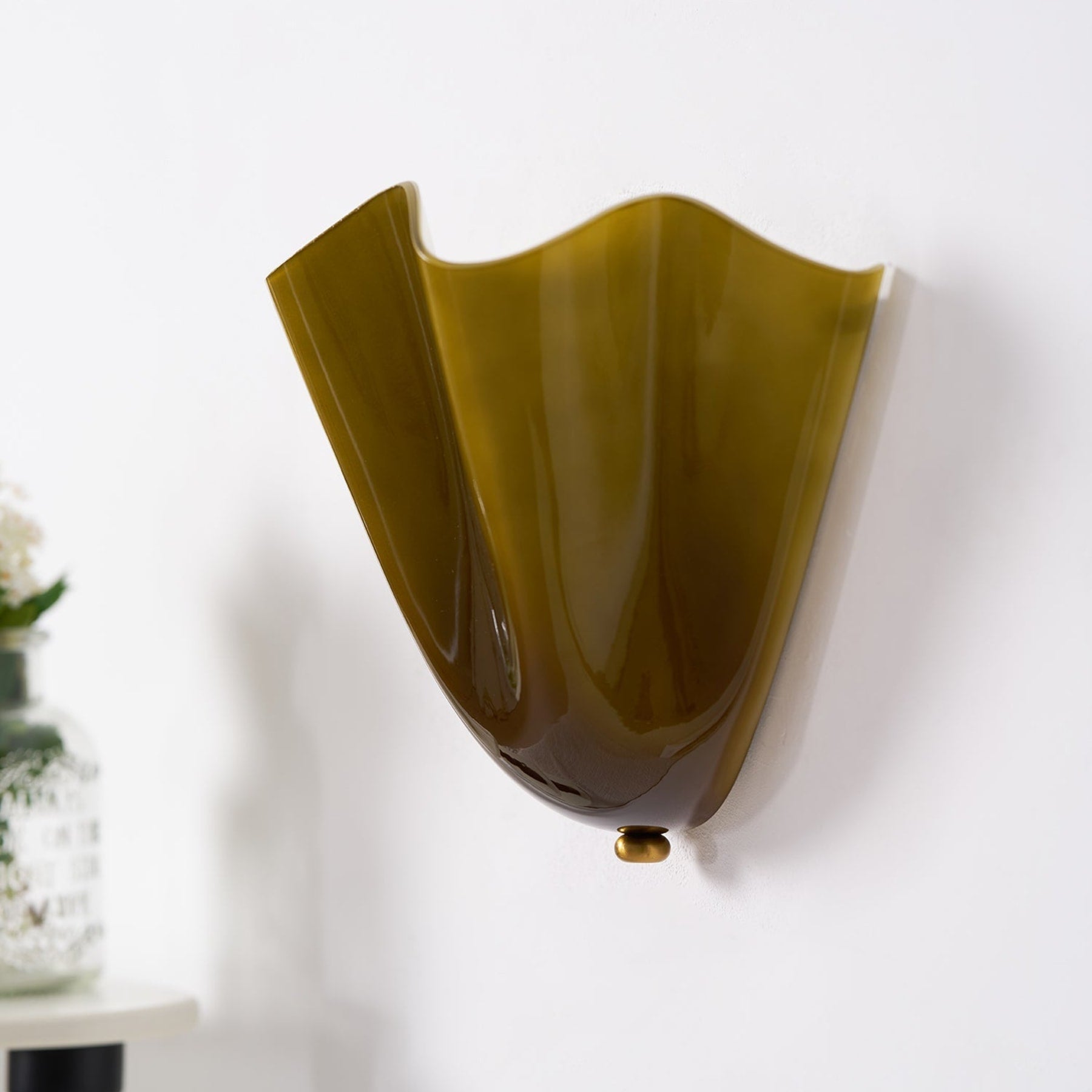 Retro Glass Wall Light With Warm Glow for Living Room and Hallway — Greenwich Home & Living