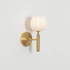 Contemporary Iron and Glass Wall Light With Dual Color Temperature — Greenwich Home & Living