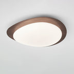 Scandinavian Wood Flush Mount Ceiling Light With Adjustable Color Temperature — Greenwich Home & Living