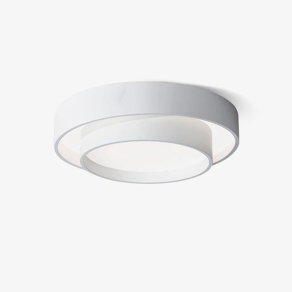 Minimalist Metal Flush Mount Ceiling Light With Bright Daylight LED — Greenwich Home & Living