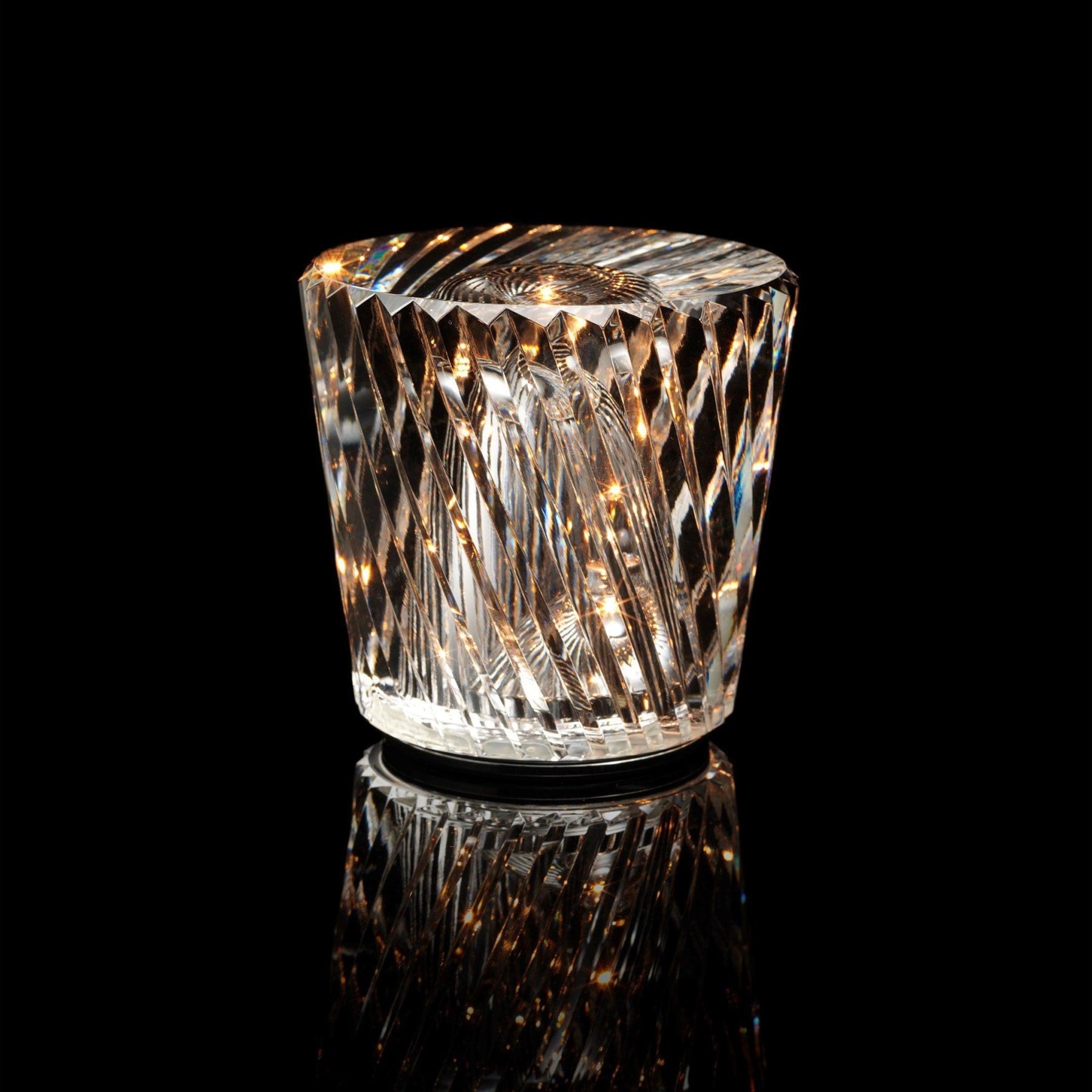 Modern Crystal Table Lamp With Warm Glow For Living Room and Bedroom — Greenwich Home & Living