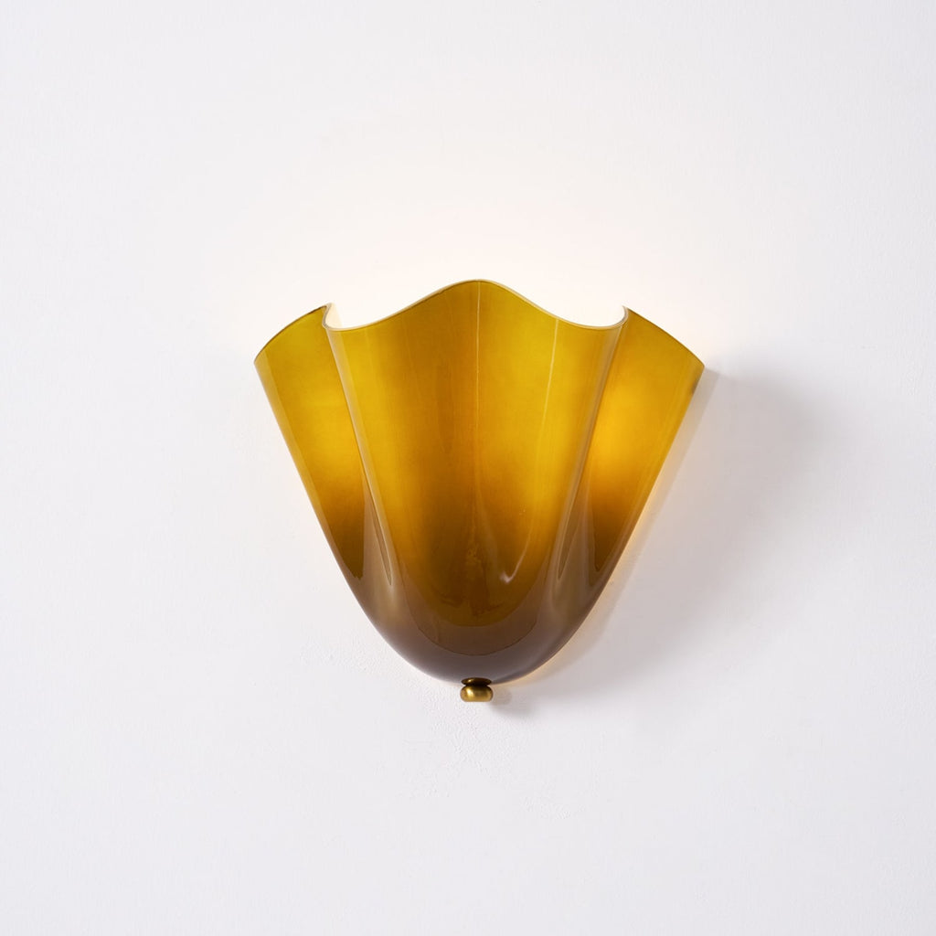 Retro Glass Wall Light With Warm Glow for Living Room and Hallway — Greenwich Home & Living