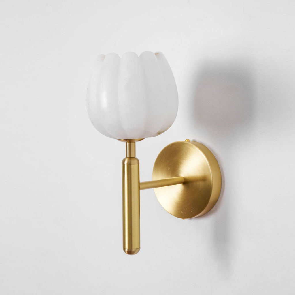 Contemporary Iron and Glass Wall Light With Dual Color Temperature — Greenwich Home & Living