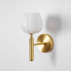 Contemporary Iron and Glass Wall Light With Dual Color Temperature — Greenwich Home & Living