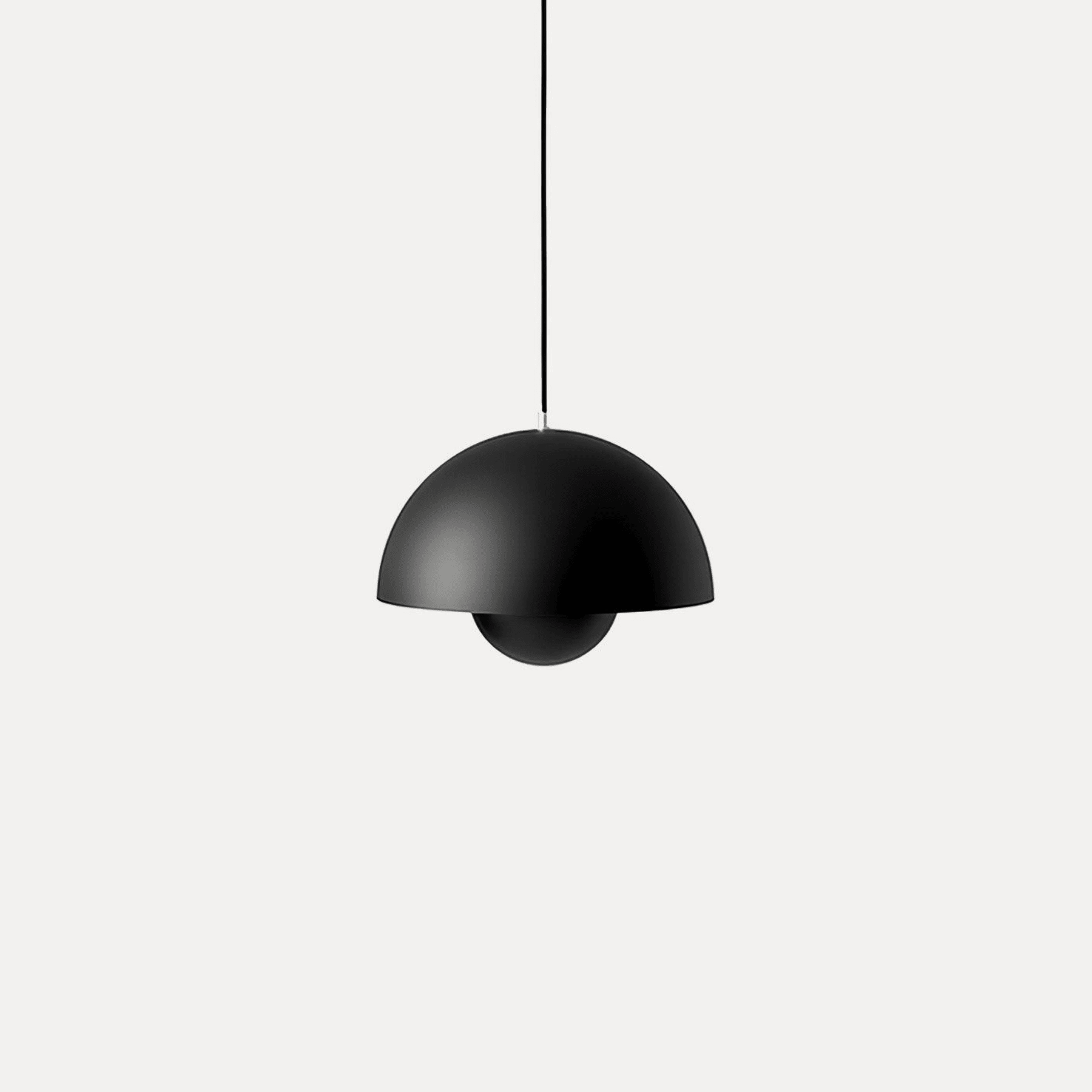 Modern Metal Pendant Light With Adjustable Color Temperature in Matte Black — Greenwich Home & Living