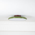 Retro Metal Semi-Flush Mount Ceiling Light With Three-Color Light — Greenwich Home & Living