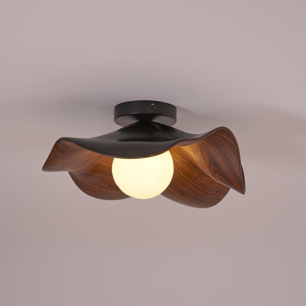 Scandinavian Resin Ceiling Light With Three-Color Light for Living Room — Greenwich Home & Living