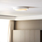Minimalist Metal Flush Mount Ceiling Light With Bright Daylight LED — Greenwich Home & Living