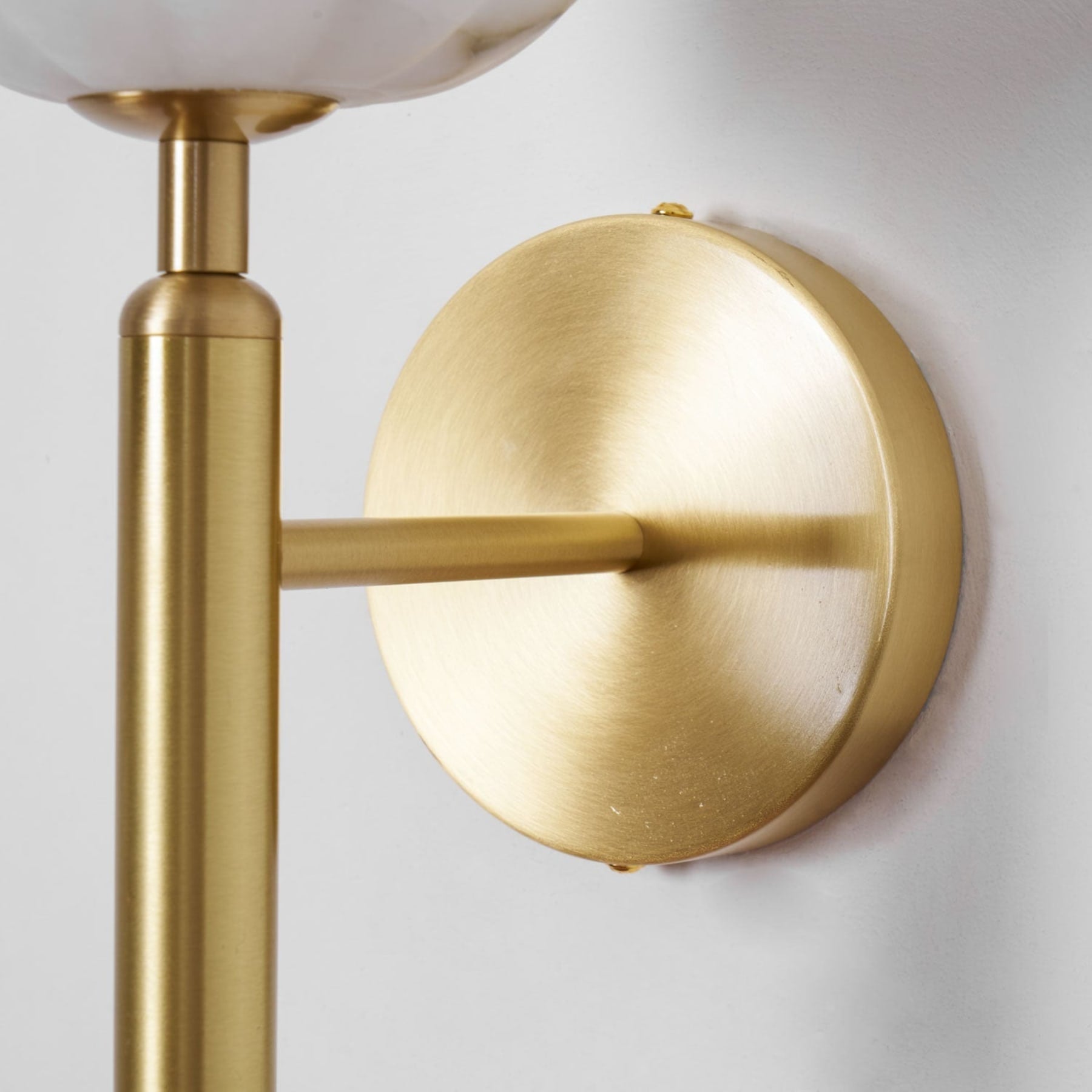 Contemporary Iron and Glass Wall Light With Dual Color Temperature — Greenwich Home & Living