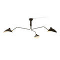 Modern Linear Metal Ceiling Light With Adjustable Color Temperature in Black — Greenwich Home & Living