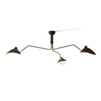 Modern Linear Metal Ceiling Light With Adjustable Color Temperature in Black — Greenwich Home & Living
