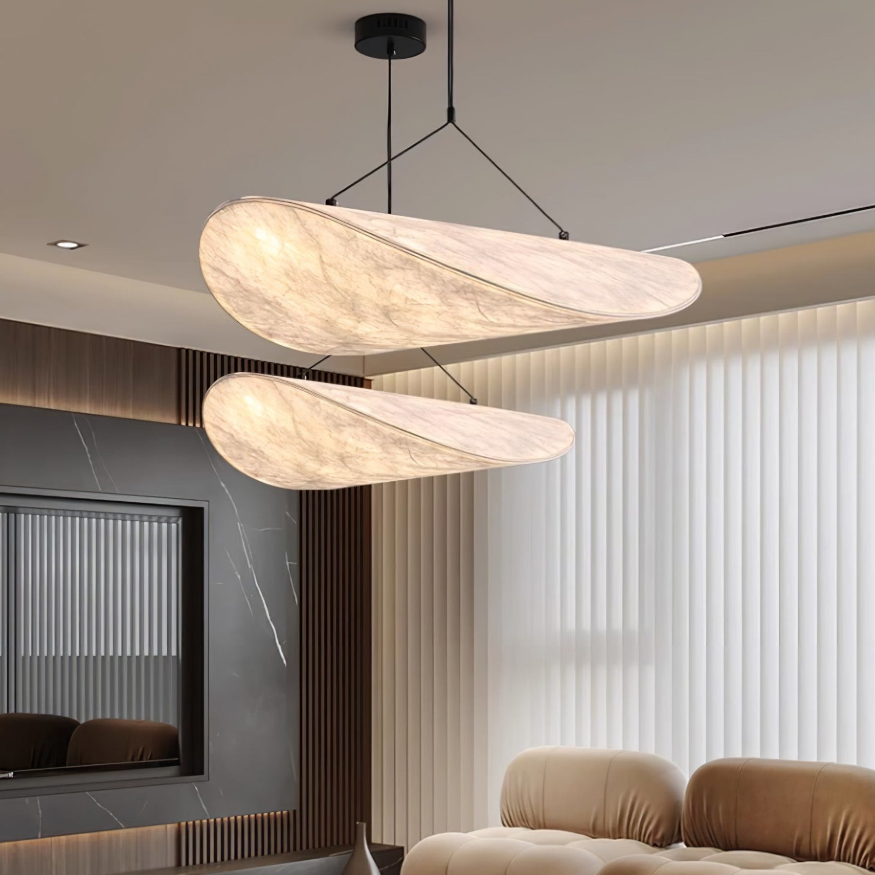 Minimalist Pendant Light With Stepless Dimming for Living and Dining Rooms — Greenwich Home & Living
