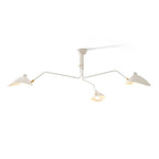 Modern Linear Metal Ceiling Light With Adjustable Color Temperature in White — Greenwich Home & Living