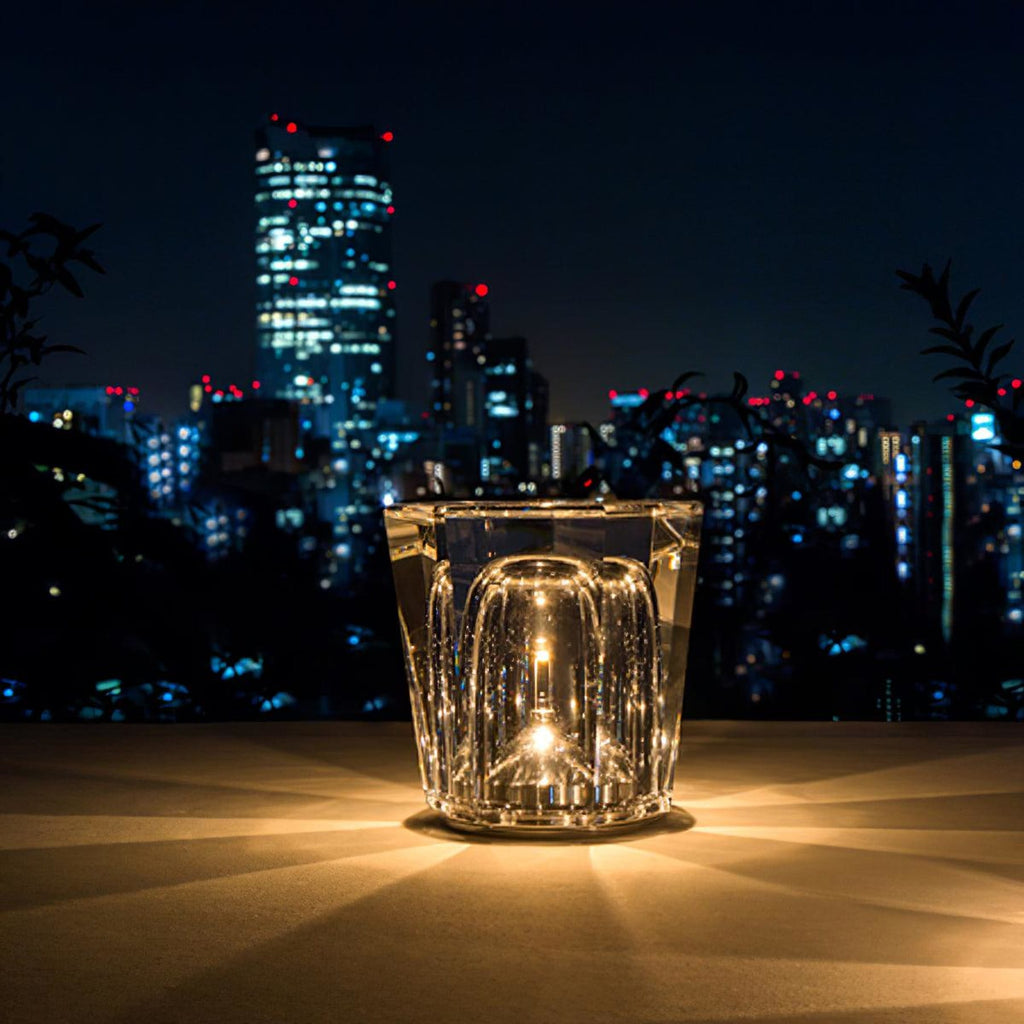 Modern Crystal Table Lamp With Warm Glow For Living Room and Bedroom — Greenwich Home & Living