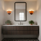 Retro Glass Wall Light With Warm Glow for Living Room and Hallway — Greenwich Home & Living