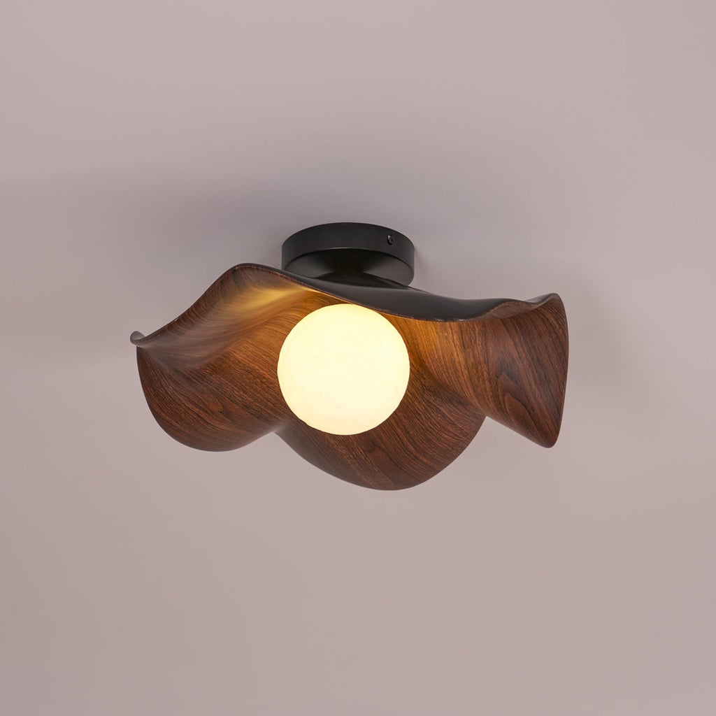 Scandinavian Resin Ceiling Light With Three-Color Light for Living Room — Greenwich Home & Living