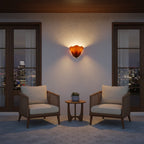 Retro Glass Wall Light With Warm Glow for Living Room and Hallway — Greenwich Home & Living