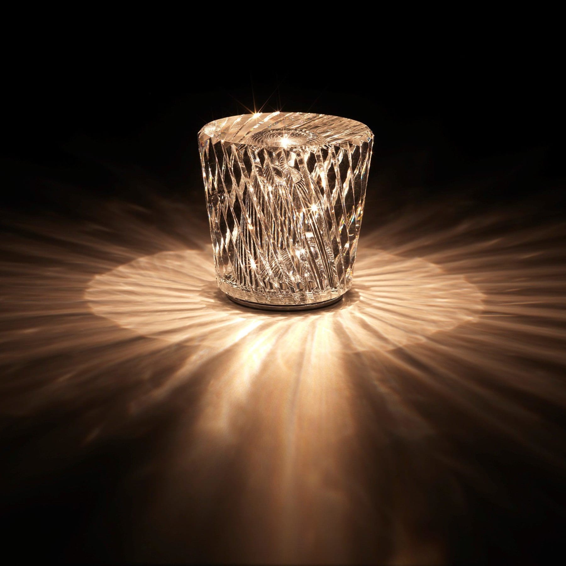 Modern Crystal Table Lamp With Warm Glow For Living Room and Bedroom — Greenwich Home & Living