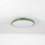 Retro Metal Semi-Flush Mount Ceiling Light With Three-Color Light — Greenwich Home & Living