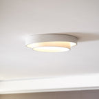 Minimalist Metal Flush Mount Ceiling Light With Bright Daylight LED — Greenwich Home & Living