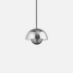 Modern Metal Pendant Light With Adjustable Color Temperature in Silver — Greenwich Home & Living