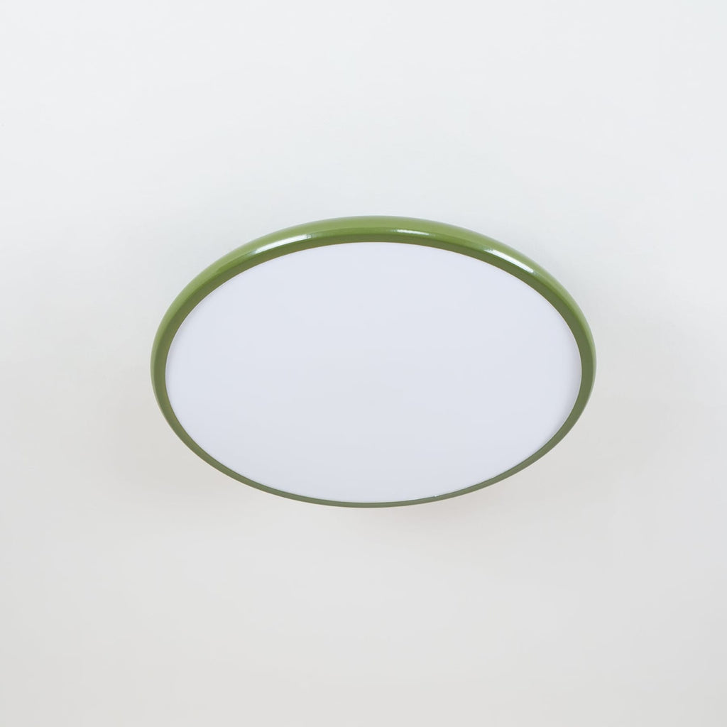 Retro Metal Semi-Flush Mount Ceiling Light With Three-Color Light — Greenwich Home & Living