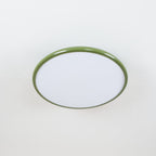 Retro Metal Semi-Flush Mount Ceiling Light With Three-Color Light — Greenwich Home & Living