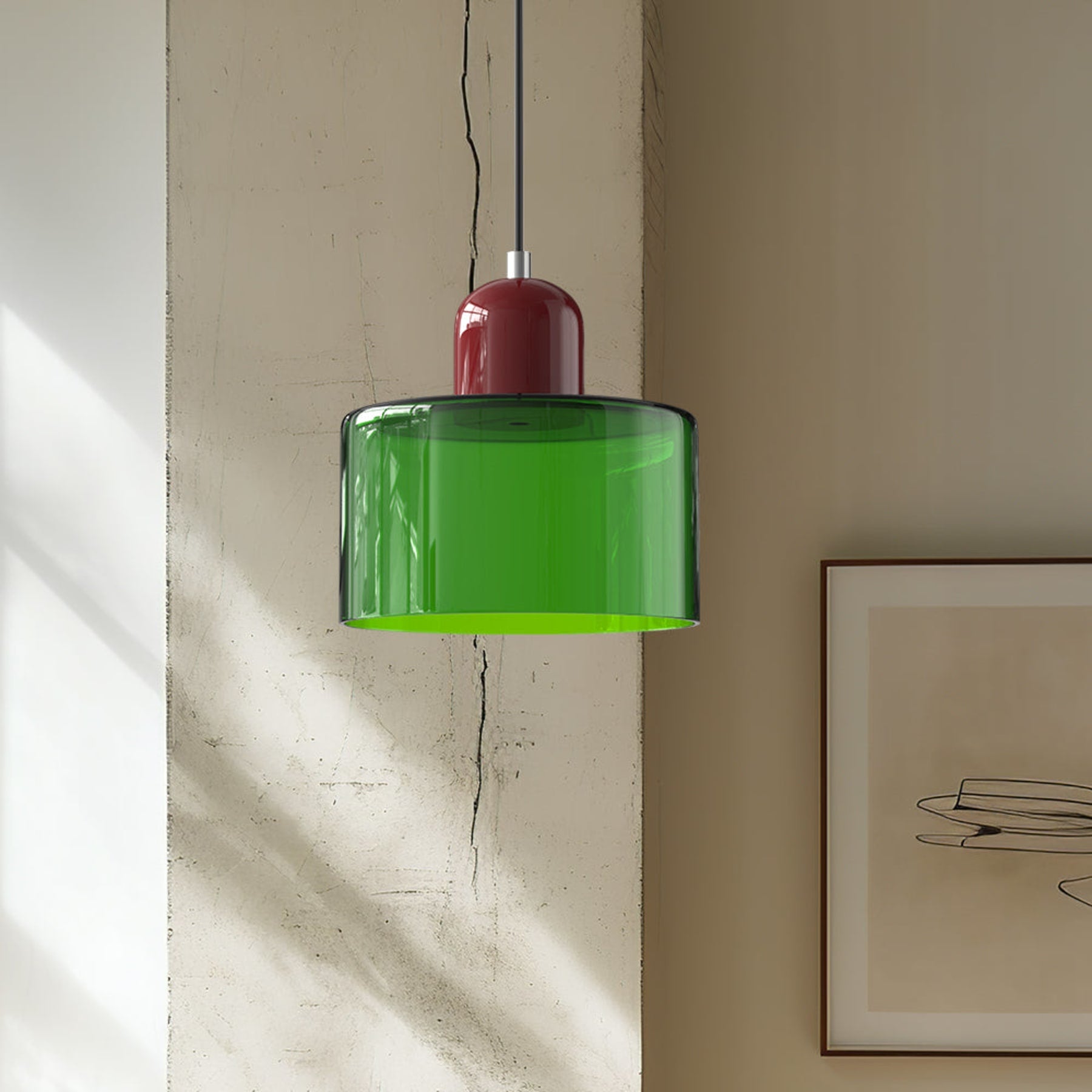 Modern Glass Pendant Light for Dining Room and Kitchen — Greenwich Home & Living