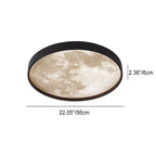 Modern Metal Flush Mount Ceiling Light With Remote Dimming — Greenwich Home & Living