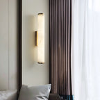 Contemporary Copper and Marble Wall Light for Living Room and Bedroom — Greenwich Home & Living