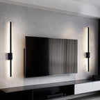 Minimalist Iron Linear Wall Light With Integrated LED for Living Room — Greenwich Home & Living