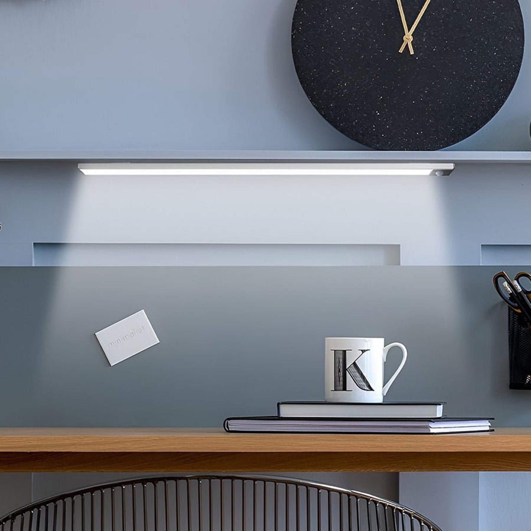 Minimalist Aluminum LED Under-Cabinet Ceiling Light With Stepless Dimming — Greenwich Home & Living