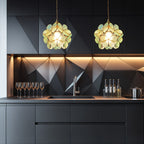 Retro Glass Pendant Light With Warm White Glow — Greenwich Home & Living