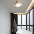 Contemporary Metal Bowl Ceiling Light for Living Room and Bedroom — Greenwich Home & Living
