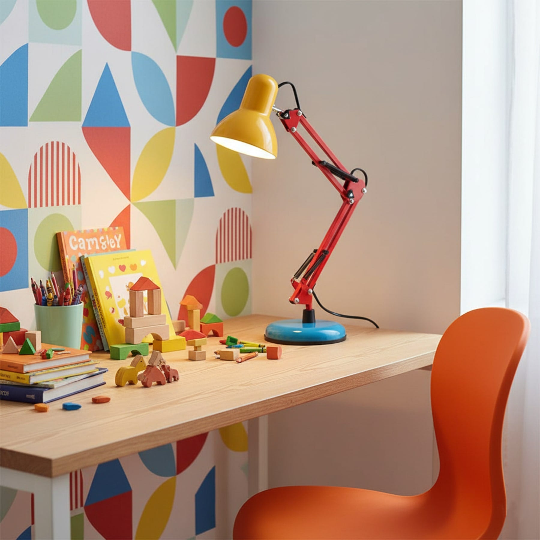 Retro Metal Table Lamp for Home Office and Bedroom — Greenwich Home & Living
