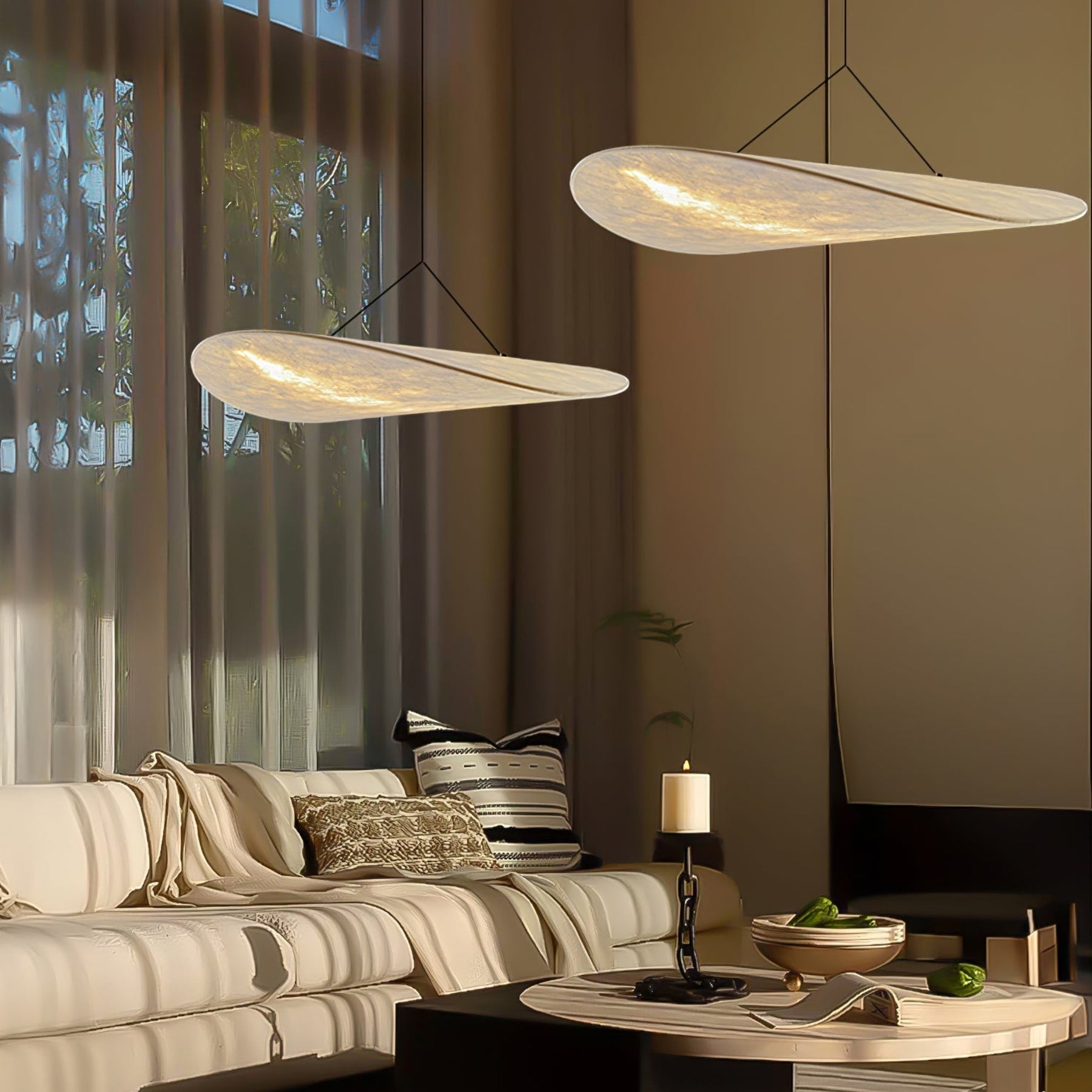 Minimalist Pendant Light With Stepless Dimming for Living and Dining Rooms — Greenwich Home & Living