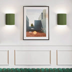 Minimalist Resin Wall Light With Tri-Color Lighting — Greenwich Home & Living
