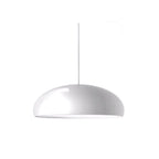 Minimalist Wrought Iron Pendant Light With Tri-Color Light for Living Room in White — Greenwich Home & Living