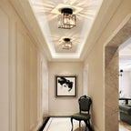 Classic Acrylic Semi-Flush Mount Ceiling Light for Hallway and Bedroom — Greenwich Home & Living
